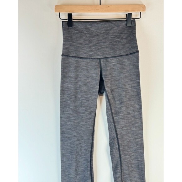 Lululemon Womens Leggings Gray Align High Rise Pant Pull On Stretch Yoga Size 4 - Picture 5 of 7